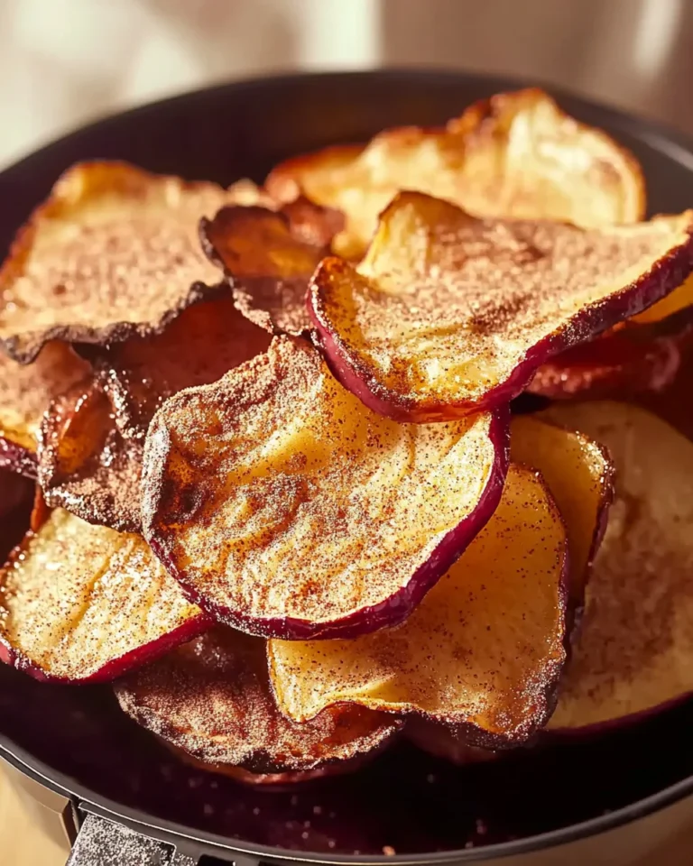 Air Fryer Cinnamon Apple Chips