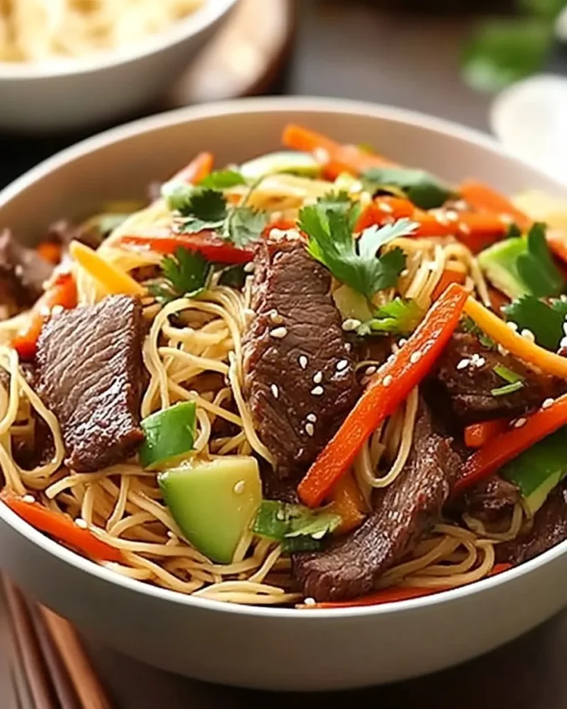 Asian Noodle Beef Salad