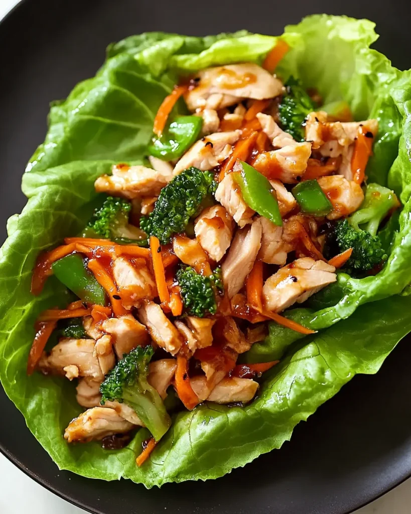 Asian Turkey Lettuce Wraps