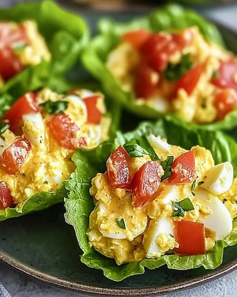 BLT Egg Salad Lettuce Wraps