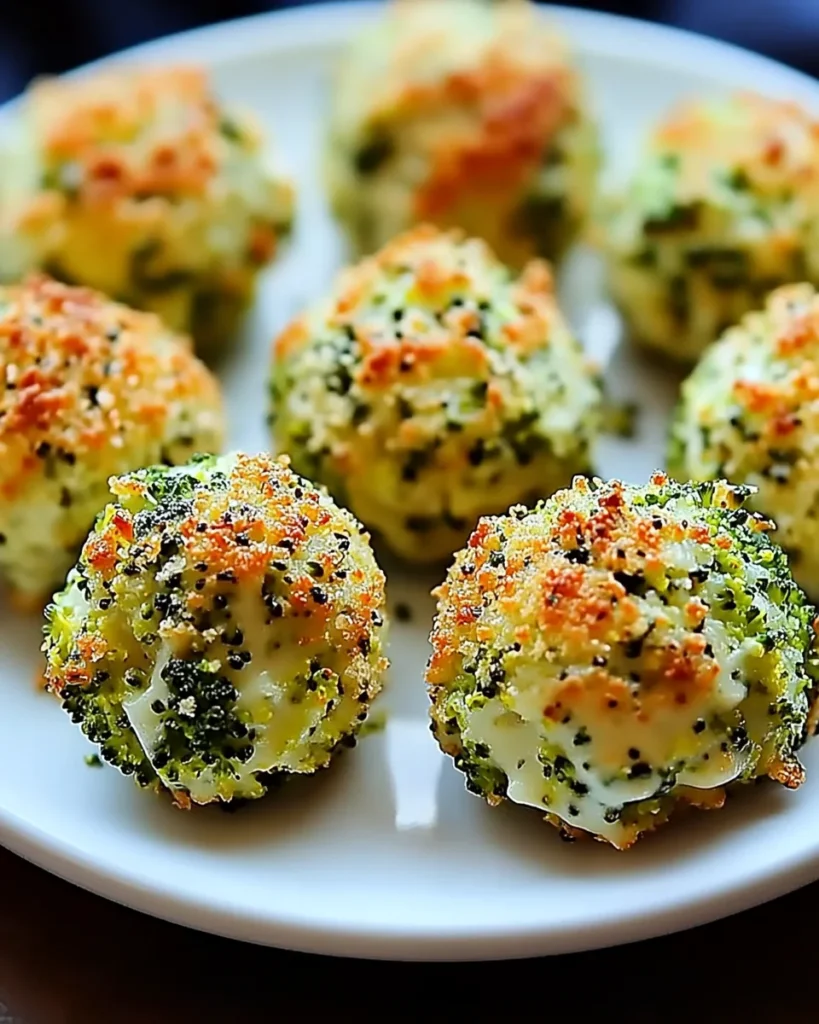 Baked Broccoli Cheese Balls