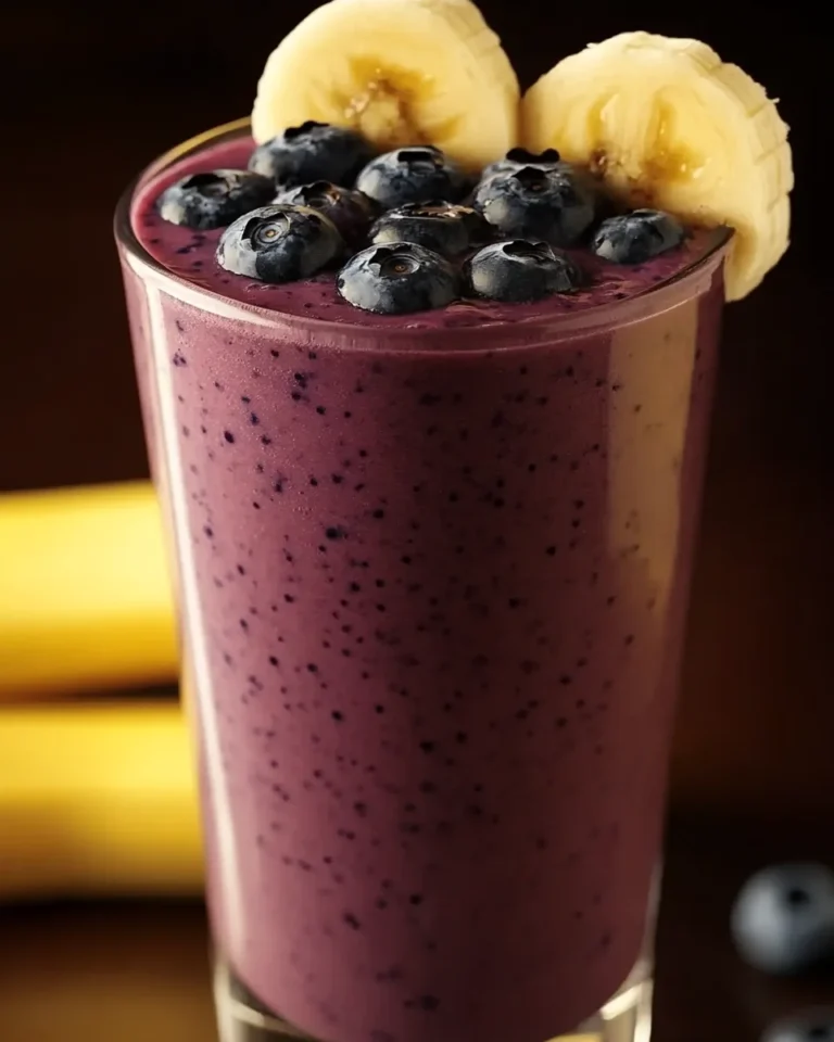 Banana Blueberry Smoothie Easy