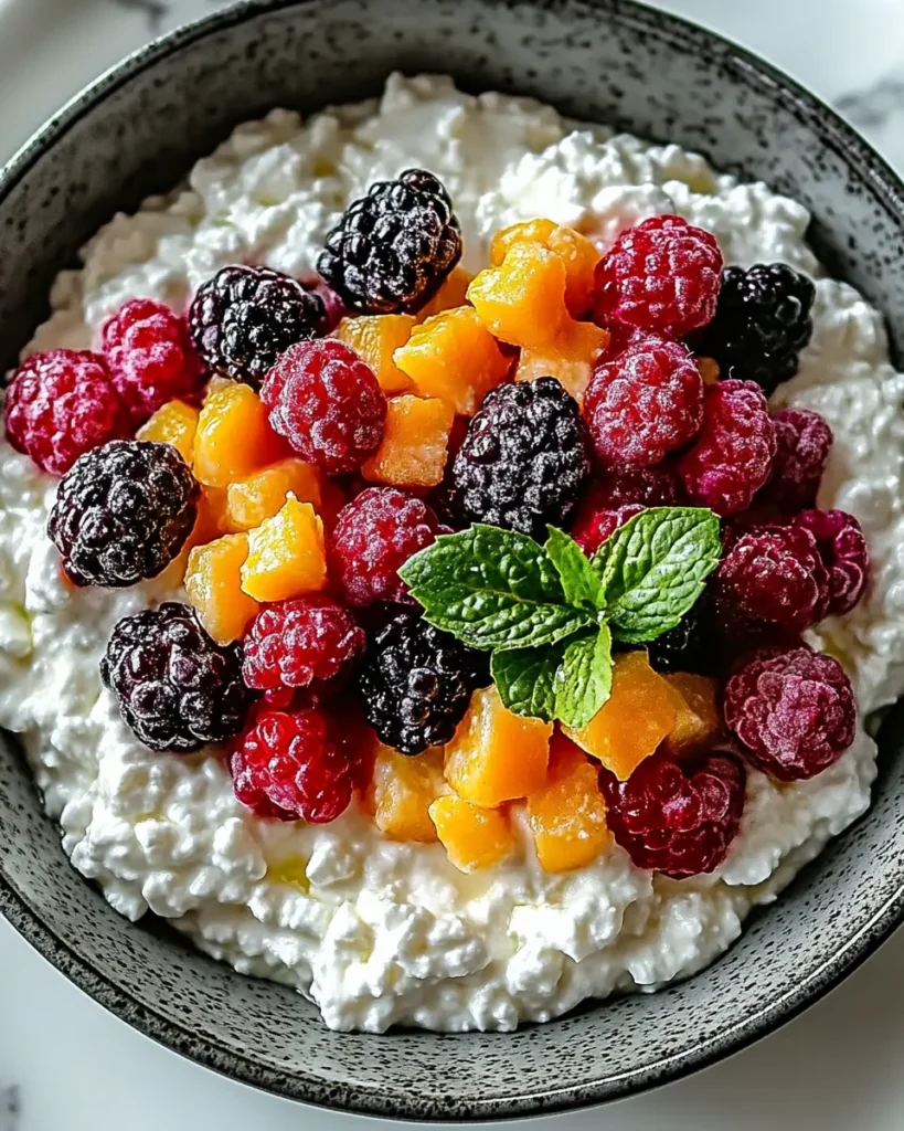 Berry Cottage Cheese Salad
