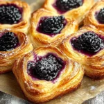 Blackberry Cream Cheese Danish