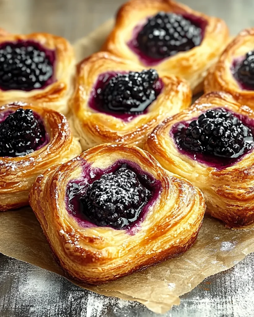 Blackberry Cream Cheese Danish