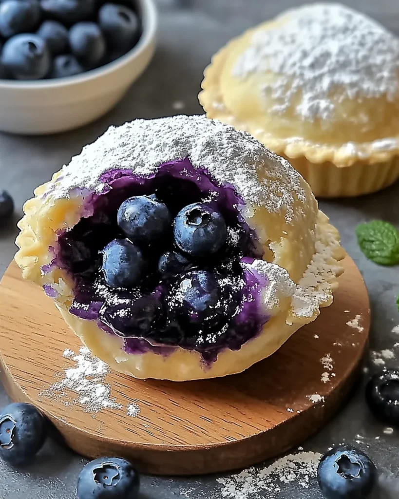 Blueberry Pie Bombs Dessert