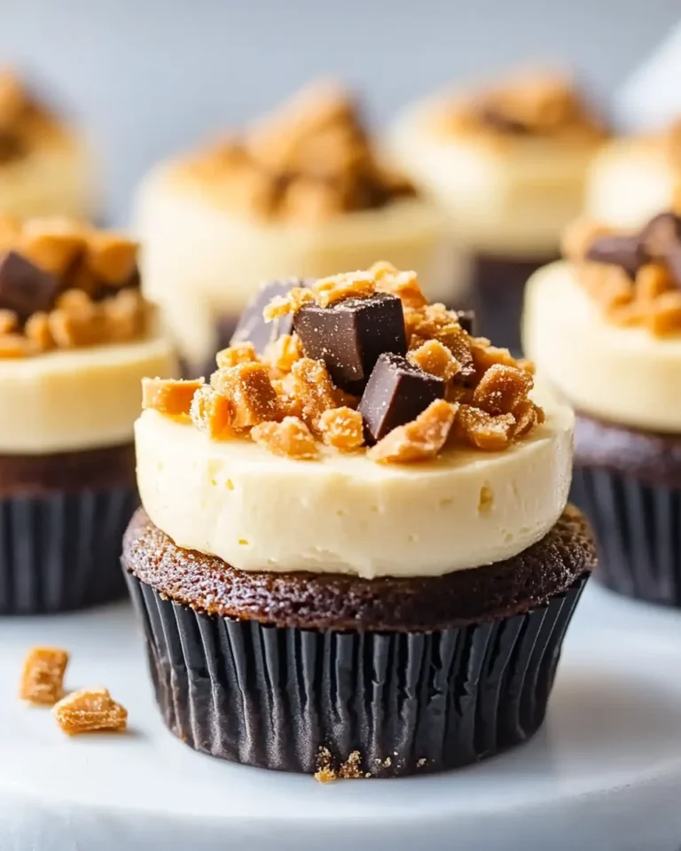Butterfinger Cheesecake Cupcakes Treats