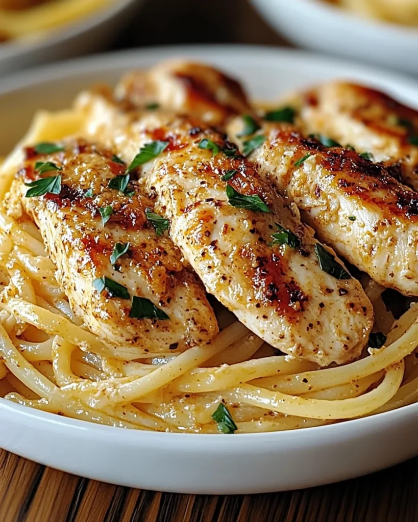 Cajun Chicken and Pasta Dish
