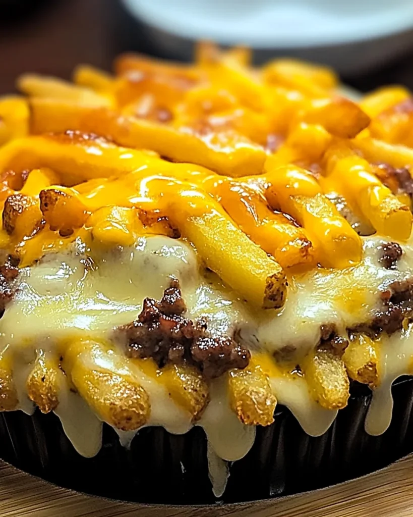 Cheeseburger French Fry Bake