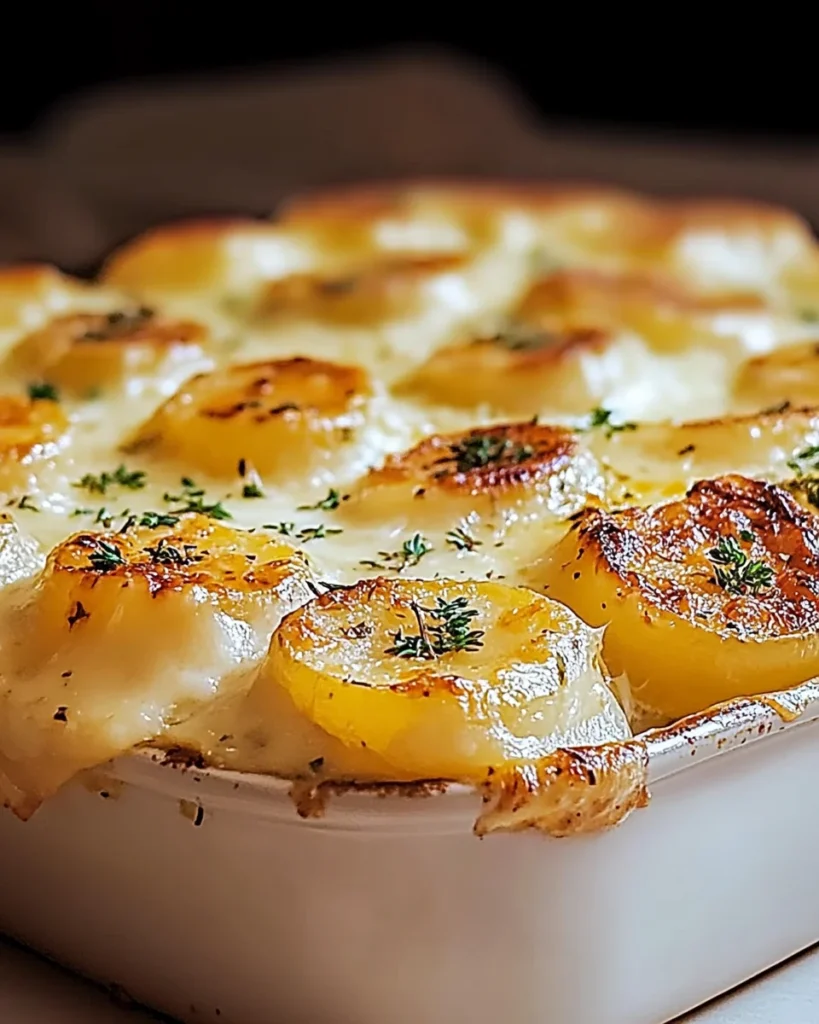 Cheesy Herb-Infused Potato Bake