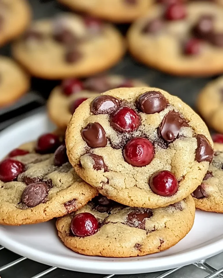 Cherry Chocolate Cookies Delight