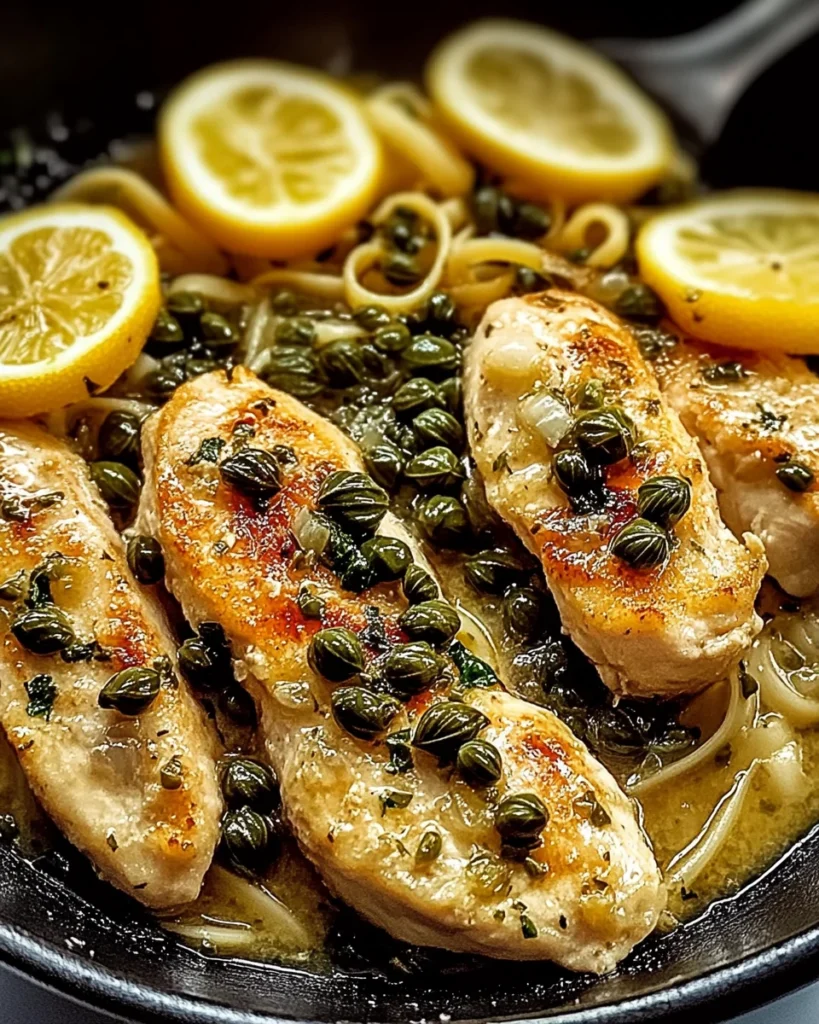 Chicken Piccata Lemon Capers