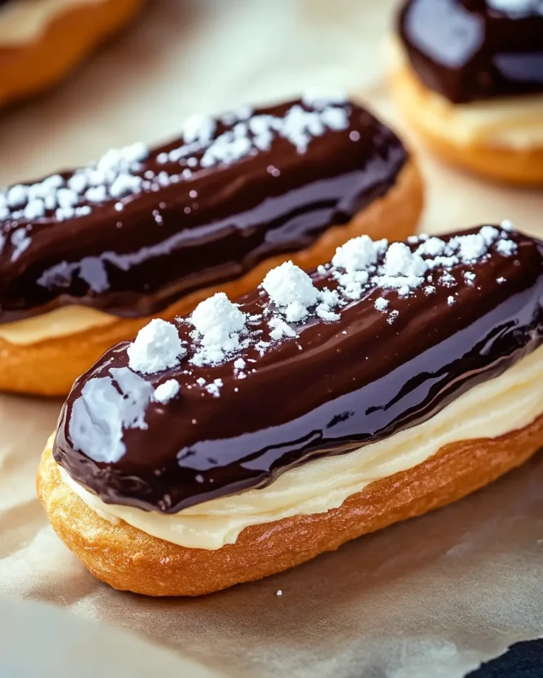 Chocolate Eclairs Choux