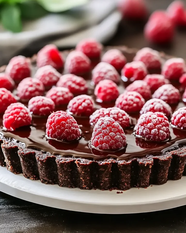 Chocolate Raspberry Tart