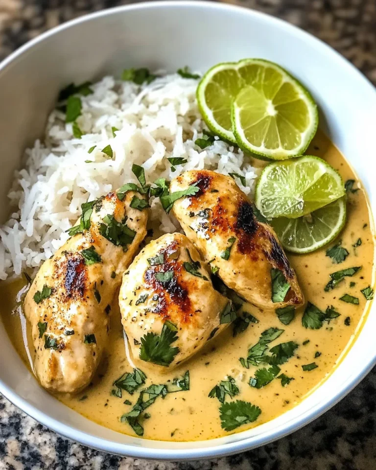 Coconut Lime Chicken Dish