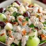 Creamy Chicken, Apple & Grape Salad