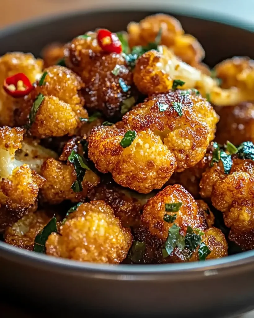 Crispy Cauliflower Golden Edges