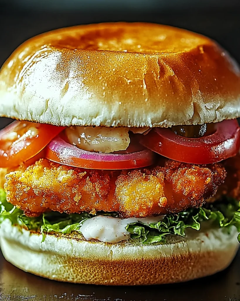 Crispy Fried Cod Sandwich