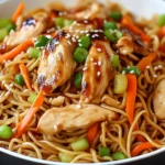 Easy Homemade Chicken Yakisoba