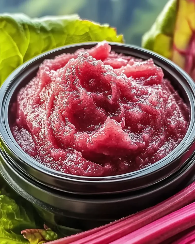 Easy Rhubarb Butter Spread
