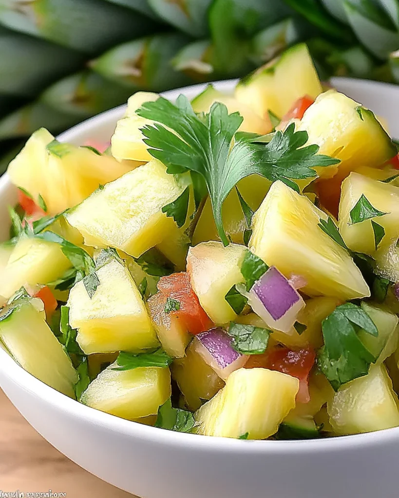 Fresh Pineapple Salsa
