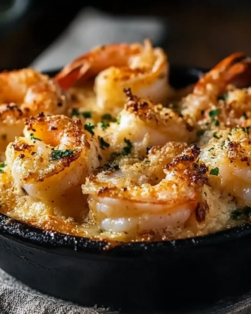 Garlic Parmesan Baked Shrimp