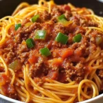 Grandma’s Skillet Spaghetti Dish