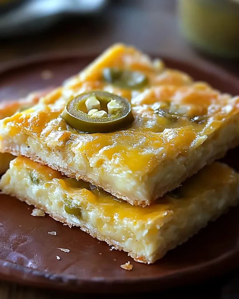 Green Chile Cheese Squares
