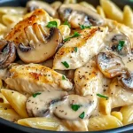 Heavenly Chicken Mushroom Pasta