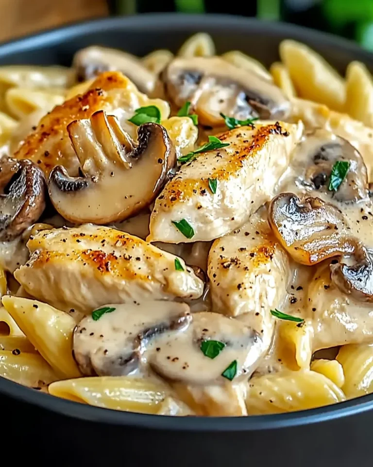 Heavenly Chicken Mushroom Pasta