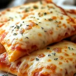 Homemade Cheesy Pizza Pockets