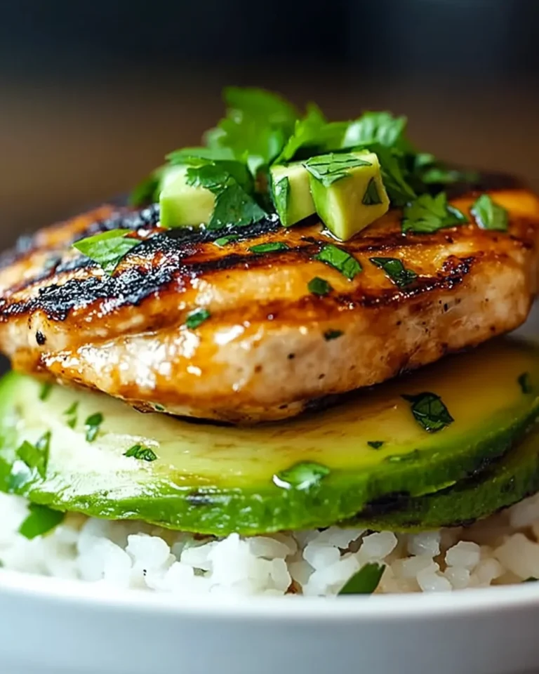Honey Lime Chicken Avocado Rice