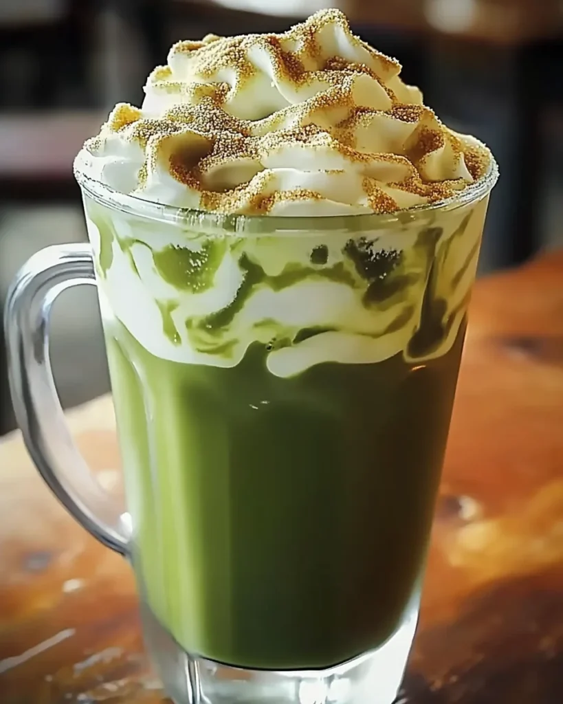 Iced Brown Sugar Matcha Latte