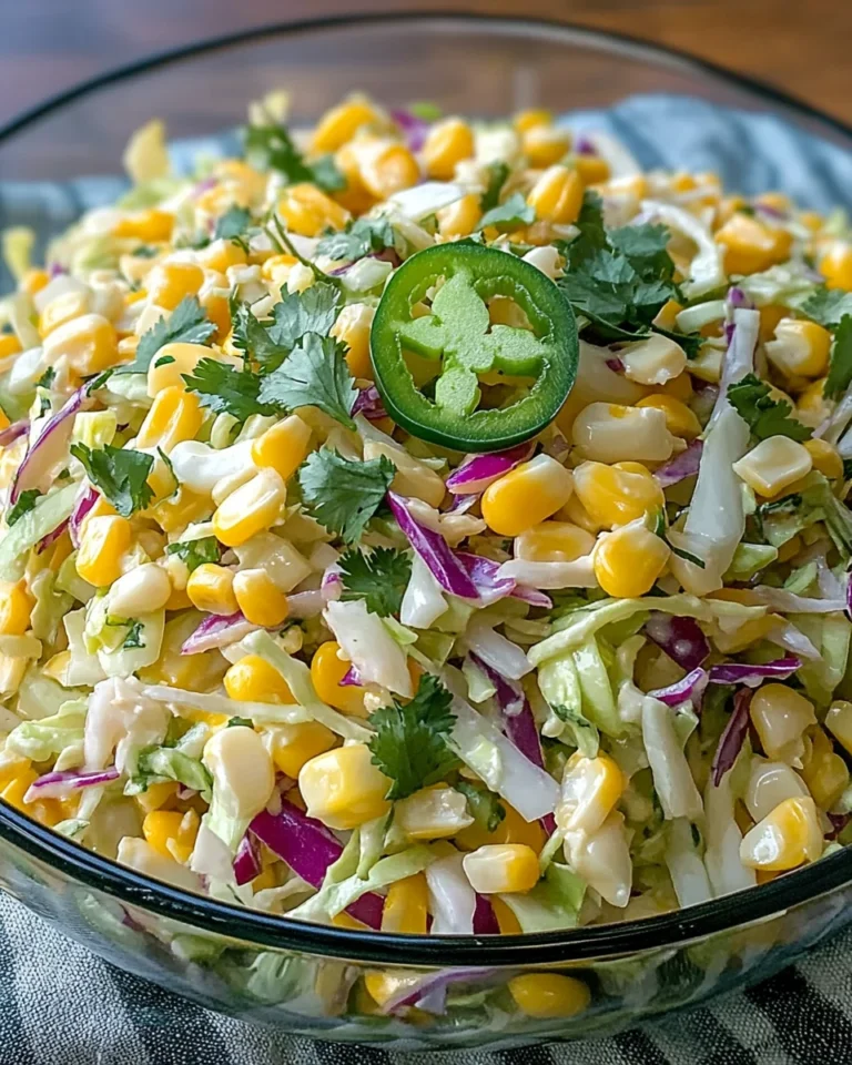 Jalapeno Corn Slaw Delight