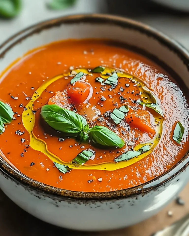 Keto Tomato Soup Bowl