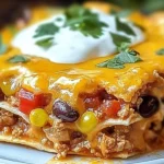 Layered Burrito Casserole