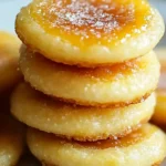 Lemon Curd Brûlée Cookies