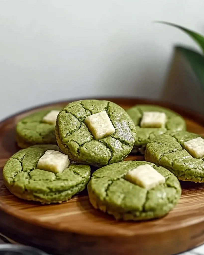 Matcha Mochi Cookies