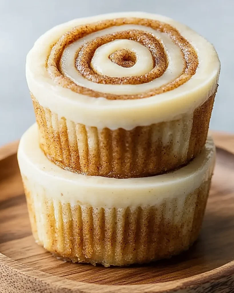 Mini Cinnamon Roll Cheesecakes