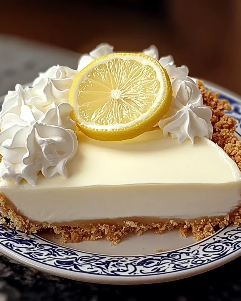 No-Bake Lemonade Pie