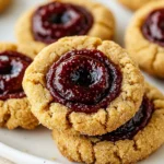 Nostalgic PB&J Thumbprint Cookies