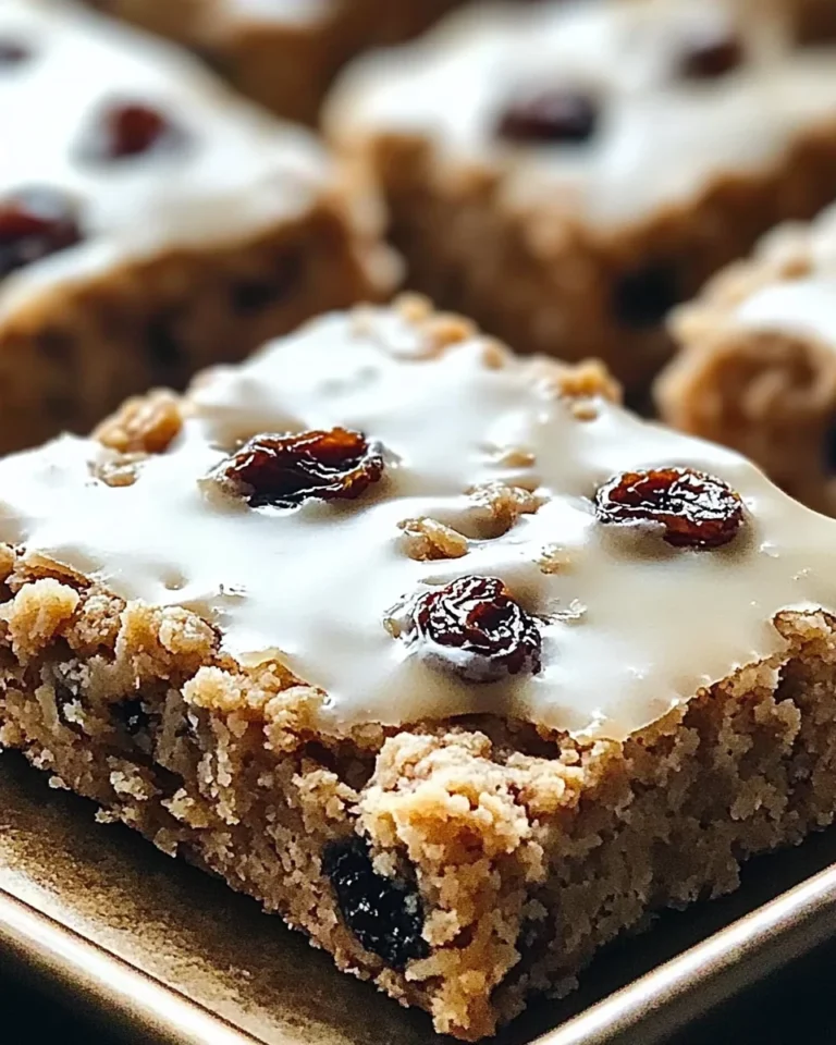 Oatmeal Raisin Cookie Bars