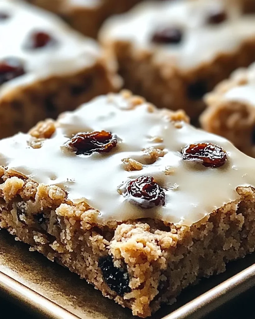 Oatmeal Raisin Cookie Bars