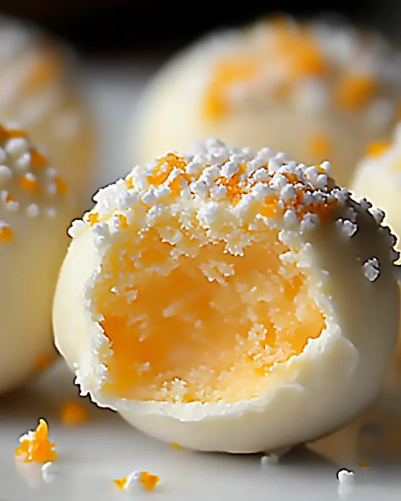 Orange Creamsicle Truffles