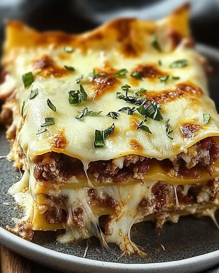 Parmesan Garlic Cheeseburger Lasagna