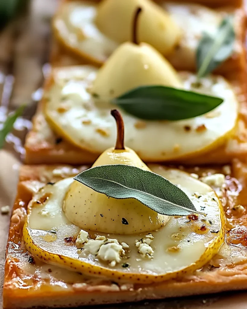 Pear and Gorgonzola Delight
