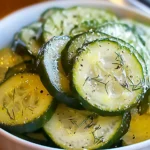 Pickle Juice Cucumber Salad