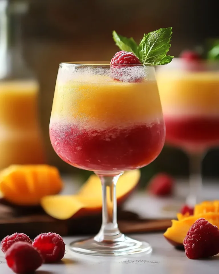 Raspberry Mango Daiquiris