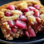 Rhubarb Cake Butter Sauce