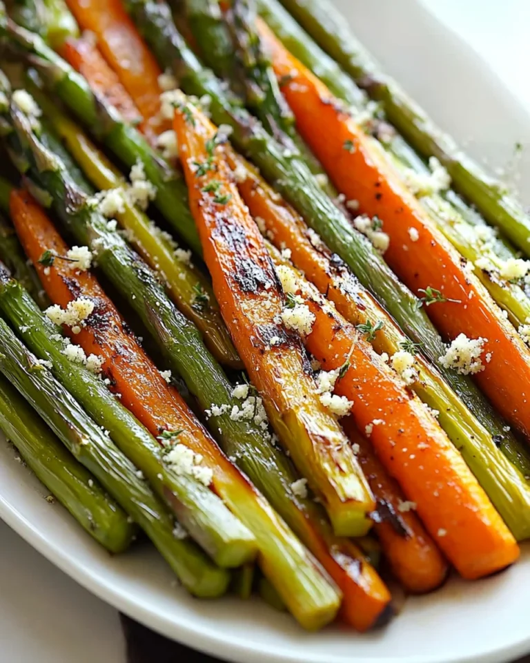 Roasted Asparagus and Carrots